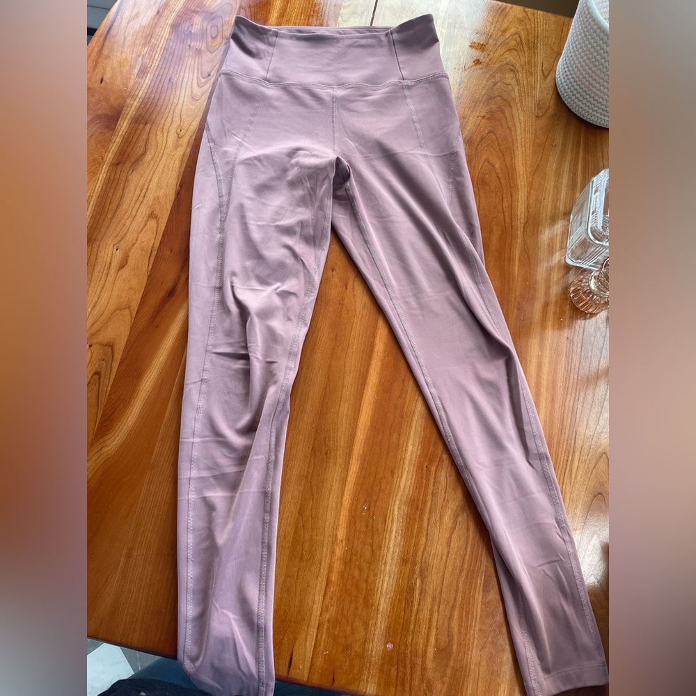 Rose pink leggings